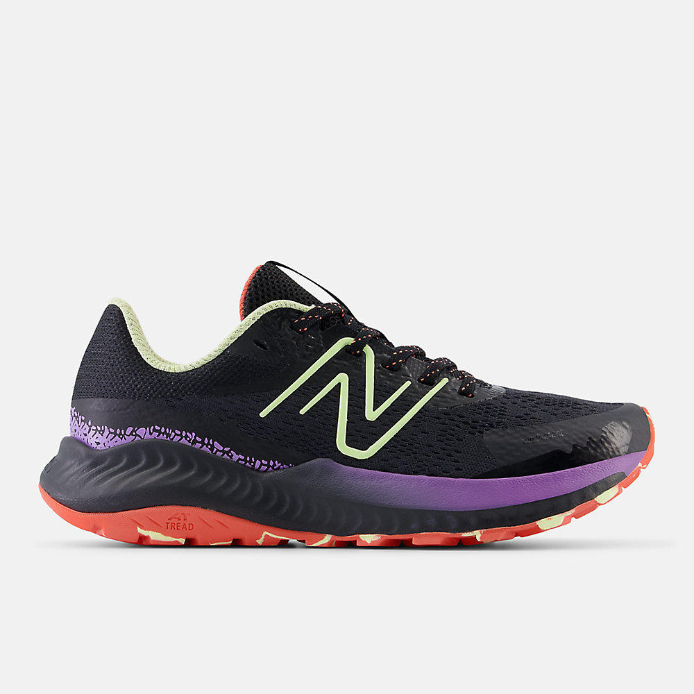 New Balance DynaSoft Nitrel V5 Shoes Black with Phantom and Purple Fade